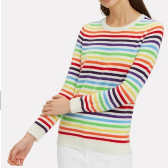 ✨HOST PICK✨ Designer Rainbow Cashmere Sweater - Picture 1 of 5